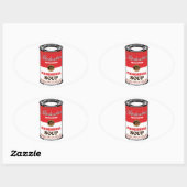 Ursuppe Ovaler Aufkleber (Blatt)