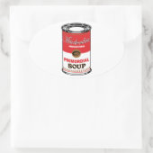 Ursuppe Ovaler Aufkleber (Tasche)