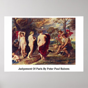 Urteil in Paris von Peter Paul Rubens Poster