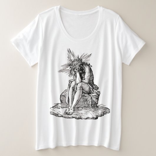 Urteil Jesu Christi Große Größe T-Shirt (Design vorne)