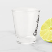 Urteil Jesu Christi Schnapsglas (Links)