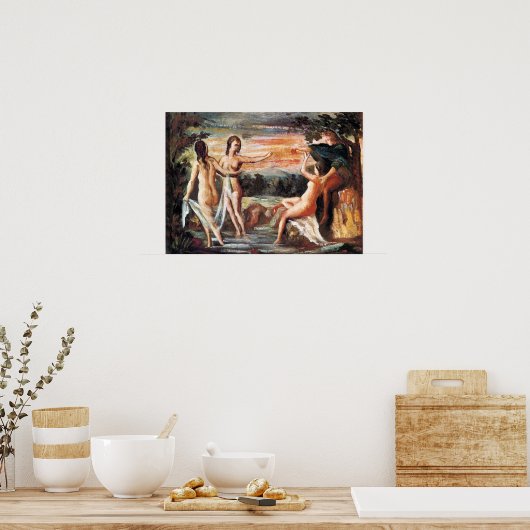 Urteil von Paul Cezanne in Paris Poster (Küche)