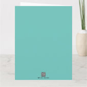 "Urteile ein Buch nicht nach seinem Cover" Karte (Rückseite)