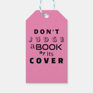 "Urteile ein Buch nicht nach seinem Cover" Zitat R Geschenkanhänger