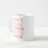 Urteile ein Buch nicht nach seinem Film Kaffeetasse (Vorderseite Links)