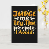 Urteile mir nach den Leuten, ich vermeide Karte (Gelbe Blume)