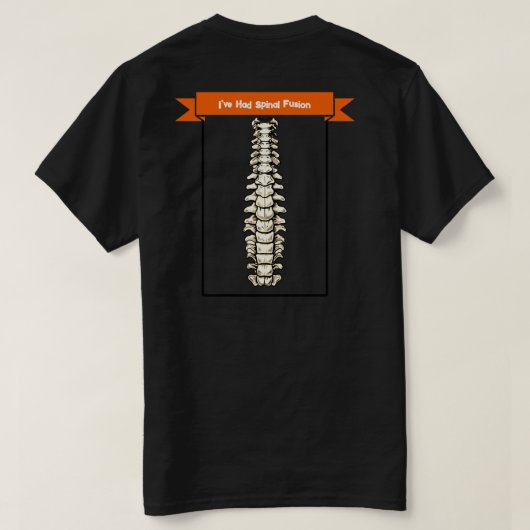 "Urteile nicht, dass ich SpinalFusion hatte." T-Shirt (Design Rückseite)