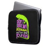 Urteile nicht über meine Iguana Laptopschutzhülle (Vorderseite Links)