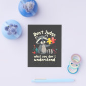 Urteile nicht, was du Autismus nicht verstehst Flyer (Einzeln)