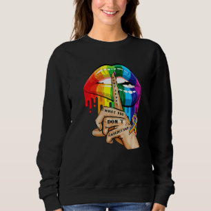 Urteile nicht, was du nicht verstehst LGBT Pride L Sweatshirt