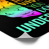 Urteile nicht, was du nicht verstehst über psychis poster (Ecke)