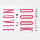 Urteile nie ein Buch nach seinem Film I Fleecedecke (Vorderseite (Horizontal))