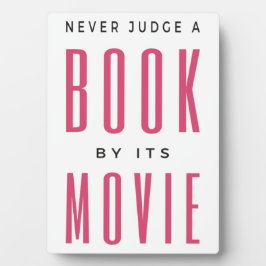 Urteile niemals ein Buch nach dem Film, den ich Fotoplatte