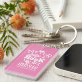 Urteile niemals ein Buch nach seinem Filmbuch Love Schlüsselanhänger (Vorderseite rechts)