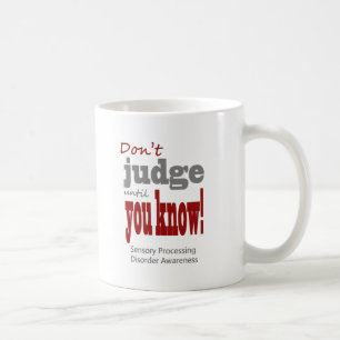 Urteilen Sie nicht Kaffeetasse