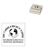 Urteilen Sie nicht nach dem Cover, Reuse & Recycle Gummistempel (Stempel)
