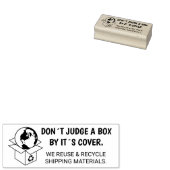 Urteilen Sie nicht nach dem Cover, Reuse & Recycle Gummistempel (Stempel)