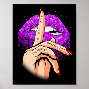 Urteilen Sie nicht, was Sie Fibromyalgie nicht ver Poster