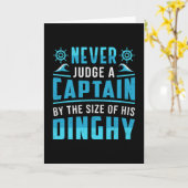 Urteilen Sie niemals ein Boot, das auf einem Boot Karte (Gelbe Blume)