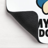 Urteilendes Hundegesicht Sarkastisches Zitat Kunst Mousepad (Ecke)