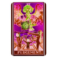 Urteilskarte Coronavirus Art Tarot