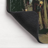Urteilsspruch, "nicht schuldig", 1882 mousepad (Ecke)