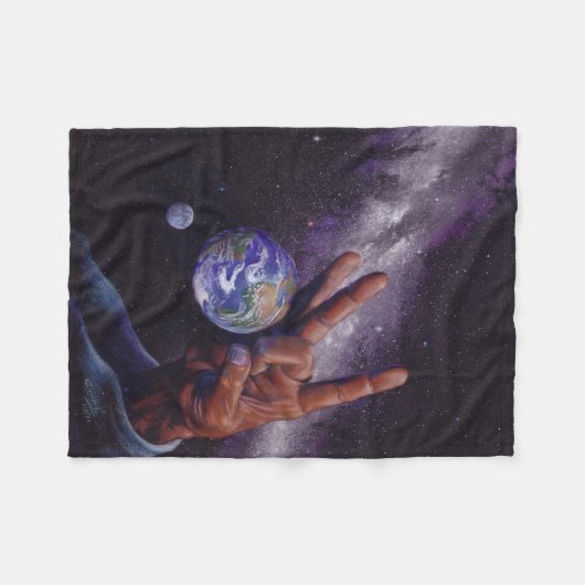 Urteilstag Fleecedecke (Vorderseite (Horizontal))