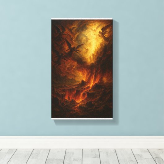 Urteilstag Leinwanddruck (Insitu (Holzboden))