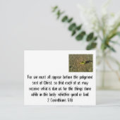 Urteilstag Postkarte (Stehend Vorderseite)