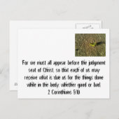 Urteilstag Postkarte (Vorne/Hinten)