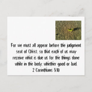 Urteilstag Postkarte