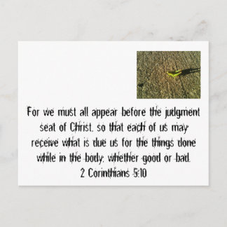 Urteilstag Postkarte