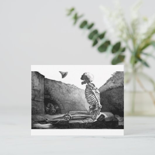 Urteilstag Vintage Postkarte (Stehend Vorderseite)