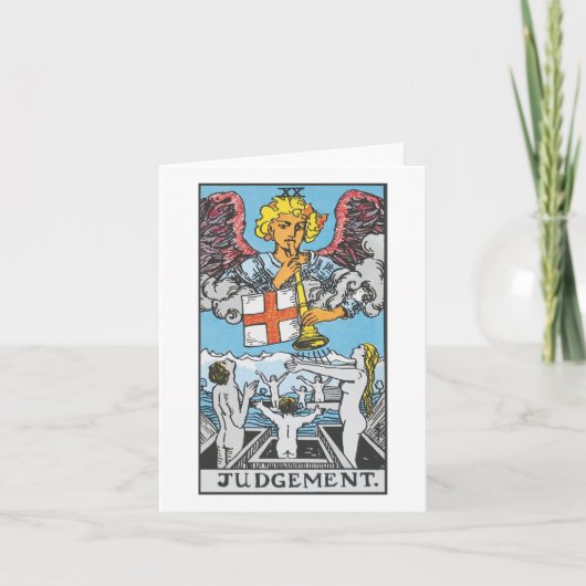 Urteilsvermögen - Tarot des Smiths in der Riderwai Karte (Vorderseite)