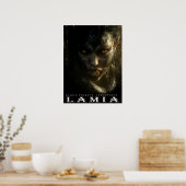 Urtier & Kreaturen: LAMIA Poster (Küche)