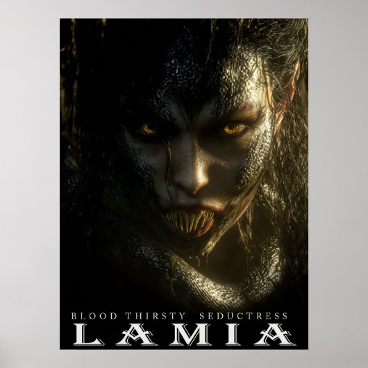 Urtier & Kreaturen: LAMIA Poster (Vorne)