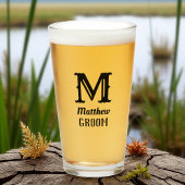 Urtypografie Moderner Mit Monogramm Raum Glas