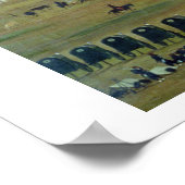 Uruguaiana Camp, Rio Grande, Brasilien Poster (Ecke)