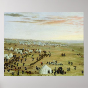 Uruguaiana Camp, Rio Grande, Brazil, 1865 Poster