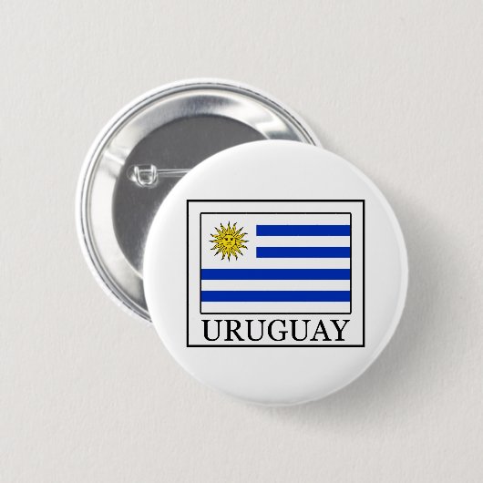 Uruguay Button (Vorne & Hinten)