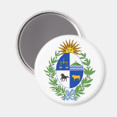Uruguay country coat arms symbol emblem flag magnet (Vorderseite/Rückseite)
