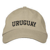 URUGUAY CUSTOM BESTICKTE BASEBALLKAPPE (Vorderseite)
