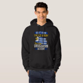 Uruguay Das ist meine uruguayische Akzent-Uruguay- Hoodie (Vorne ganz)