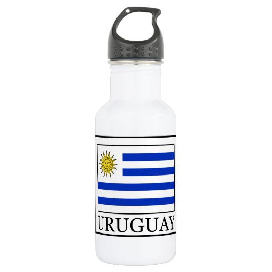 Uruguay Edelstahlflasche (Vorderseite)