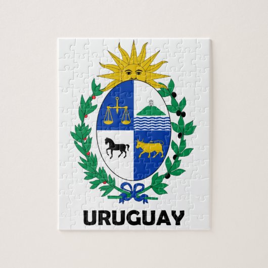 URUGUAY - Emblem/Flagge/Wappen/Symbol Puzzle (Vertikal)