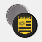Uruguay Emblem Magnet (Vorderseite/Rückseite)