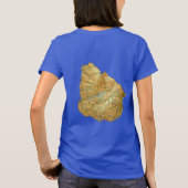 Uruguay Flag and Map dk T - Shirt (Rückseite)