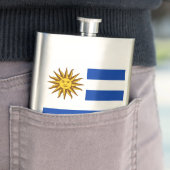 Uruguay Flag Elegant Patriotic Flachmann (Beispiel)