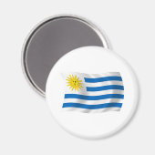 Uruguay Flag Magnet (Vorderseite/Rückseite)