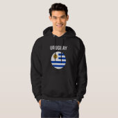 Uruguay Flag Modern Hoodie (Vorne ganz)